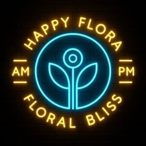 Happy Flora Official Logo - Premium Loose Floral Infusions